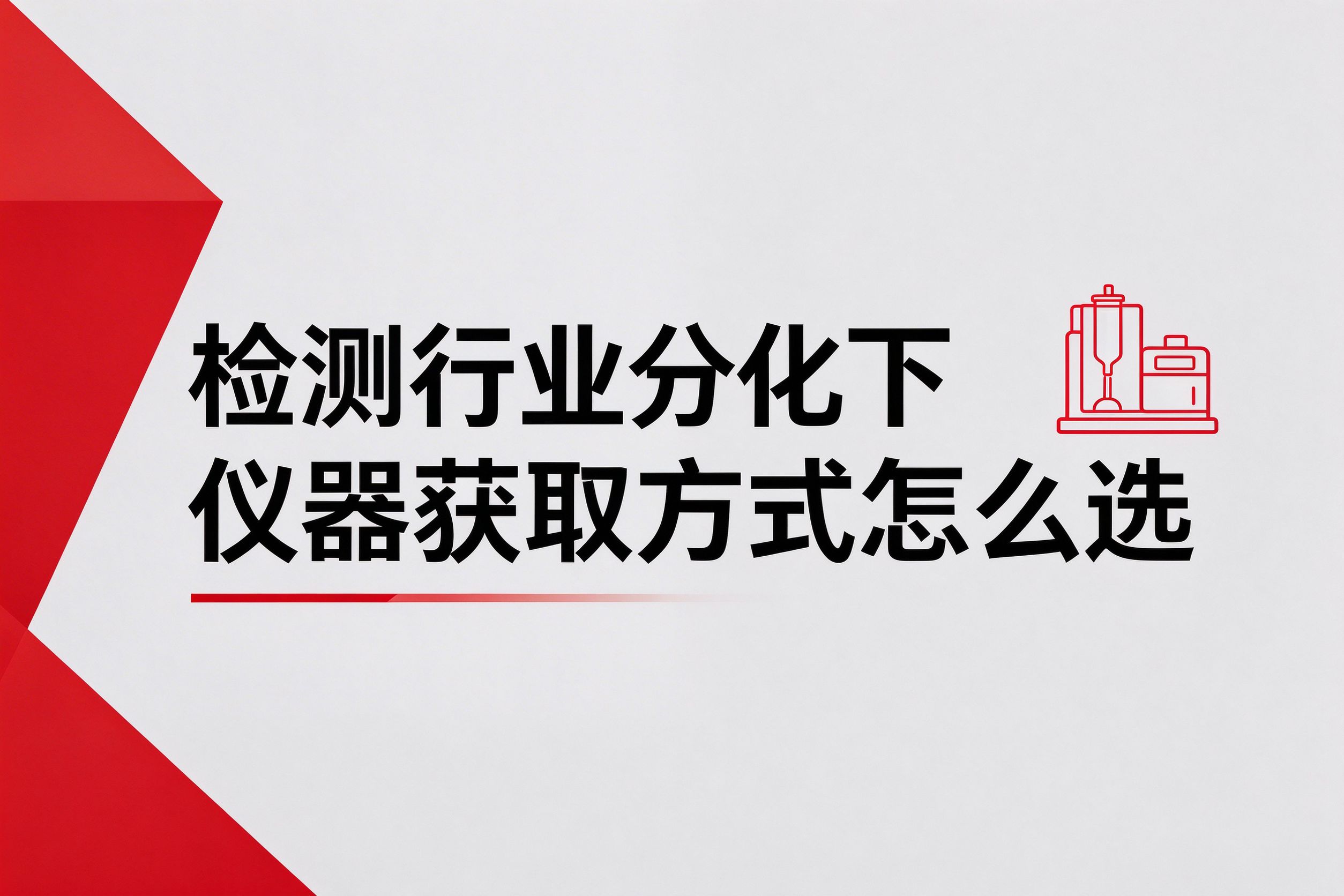 检测机构利润开始分化，液相色谱该买、该租还是先不添？｜泰智技术